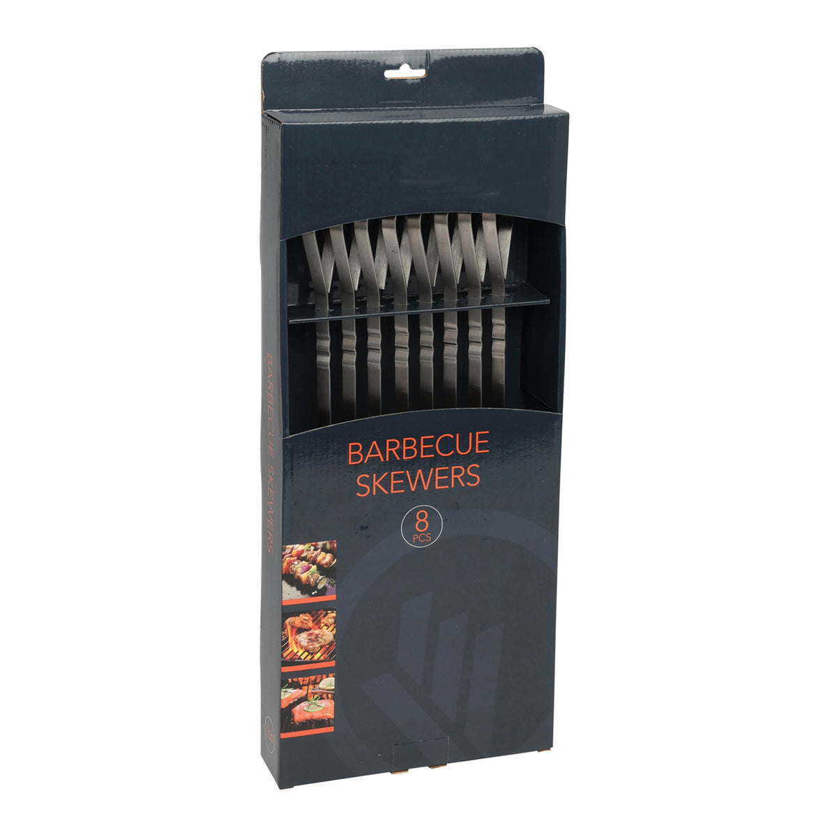 Brochetas barbacoa inox 430 set 8 pzs 41cm diseño Vaggan (5)
