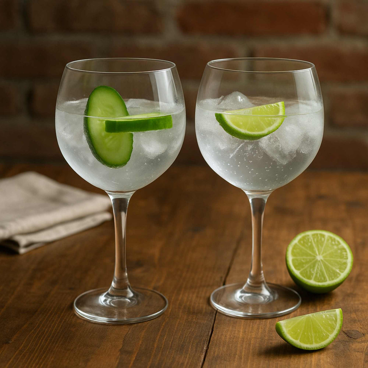 Set de 4 copas de gin tonic vidrio 650ml Ø8cm (3)