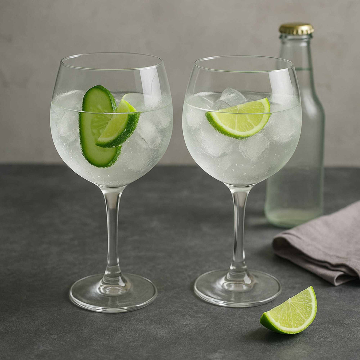 Set de 4 copas de gin tonic vidrio 650ml Ø8cm (4)