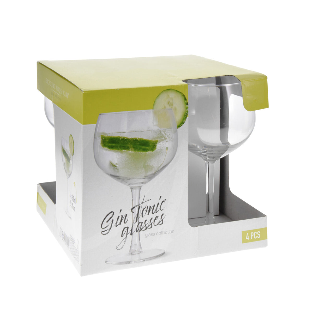 Set de 4 copas de gin tonic vidrio 650ml Ø8cm (5)