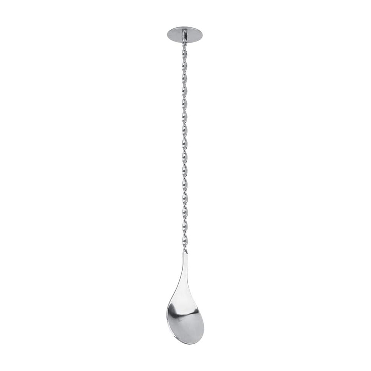 Cuchara mezcladora de acero inoxidable para coctelería 28cm 47g