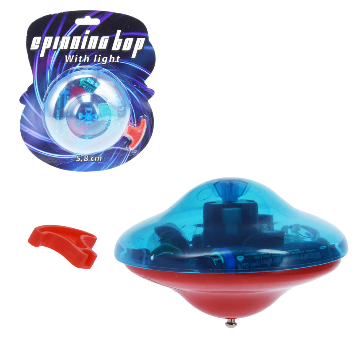 Spin top con luz incluye 3 pilas AA (8)