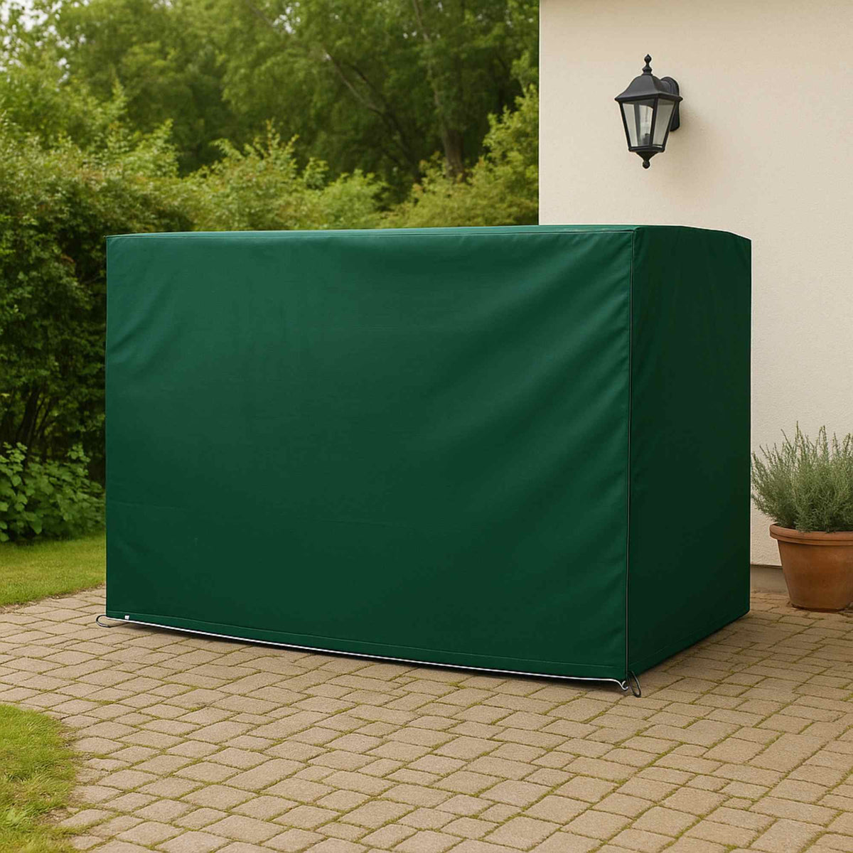 Funda banco columpio verde oscuro 225x145x175cm (4)