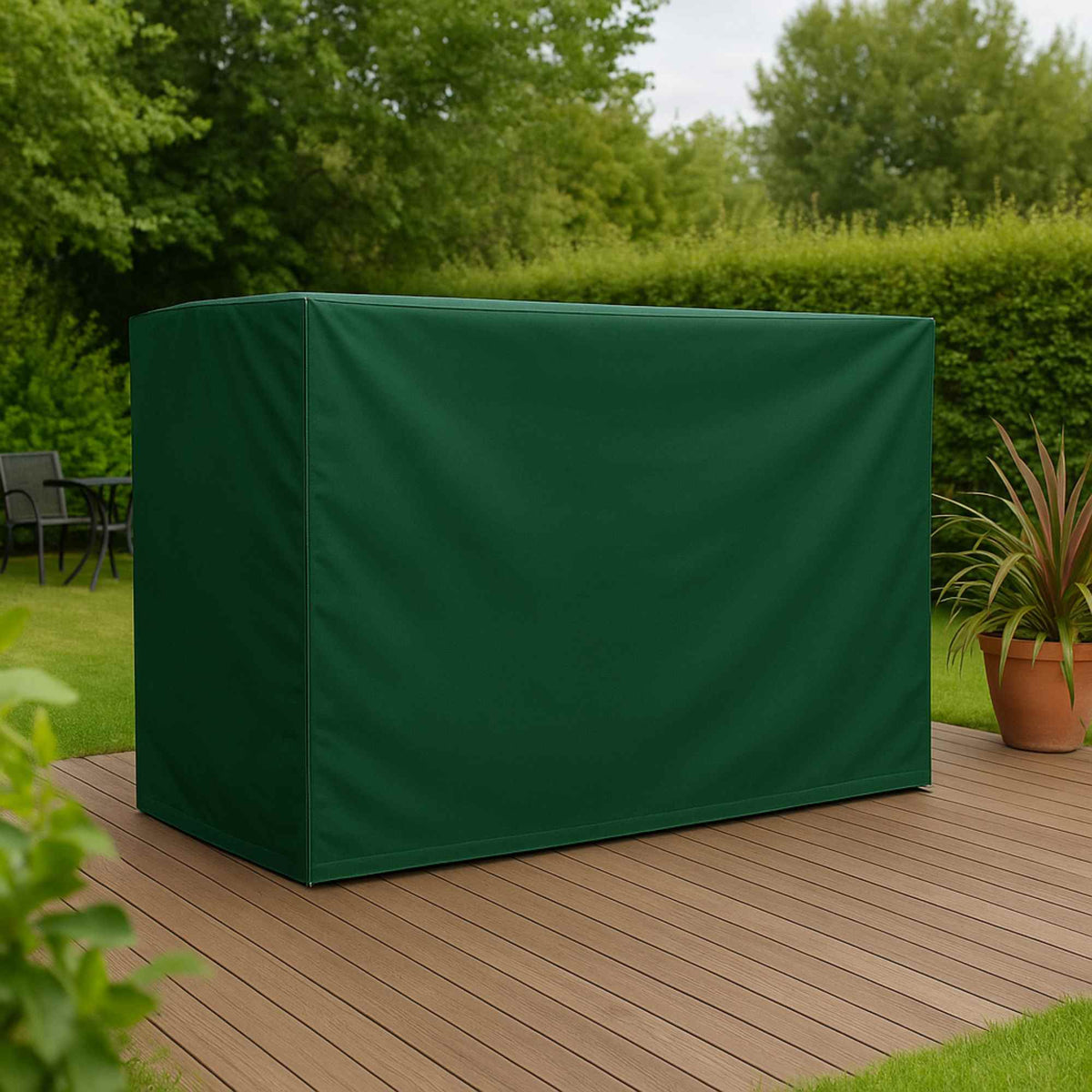Funda banco columpio verde oscuro 225x145x175cm (5)