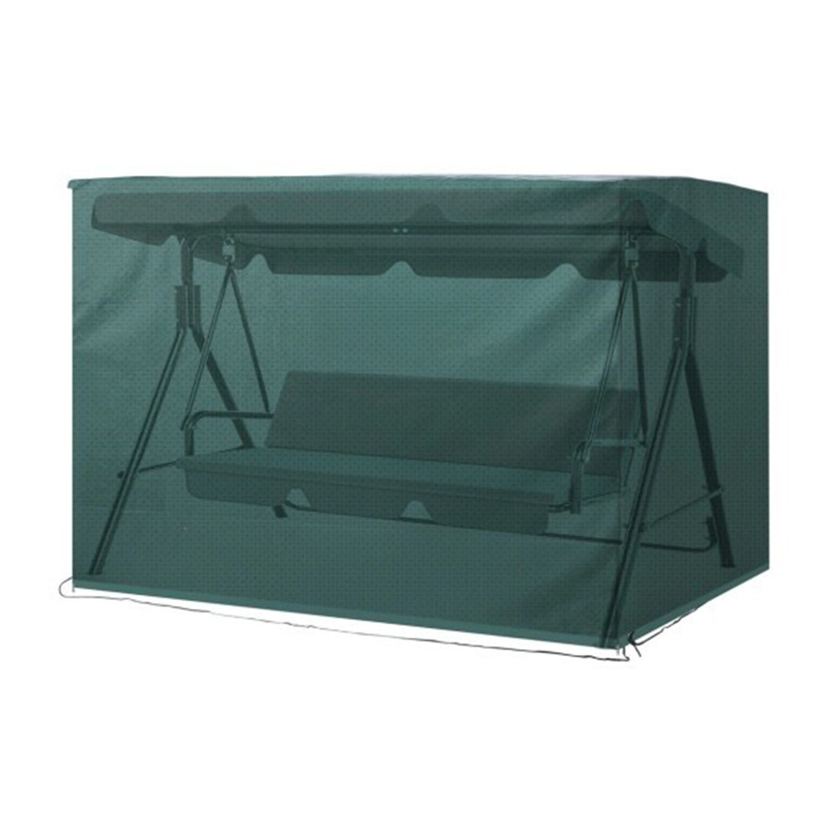 Funda banco columpio verde oscuro 225x145x175cm (7)