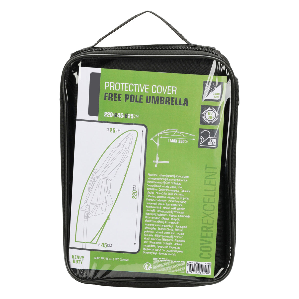 Funda protector sombrilla poste libre UV30+ 22x25x45cm (5)