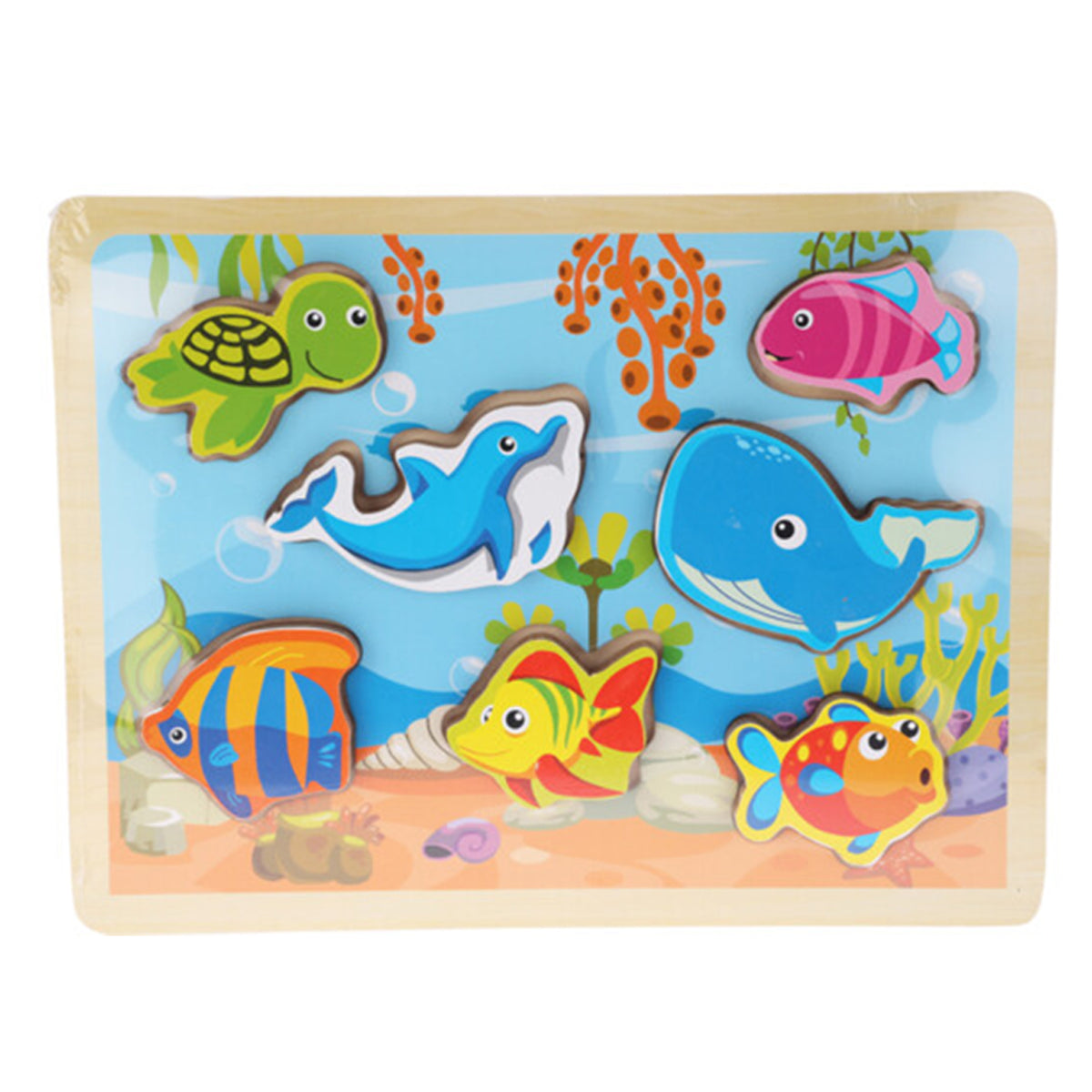 Rompecabezas madera 3 diseños jungla granja océano 30cm (7)