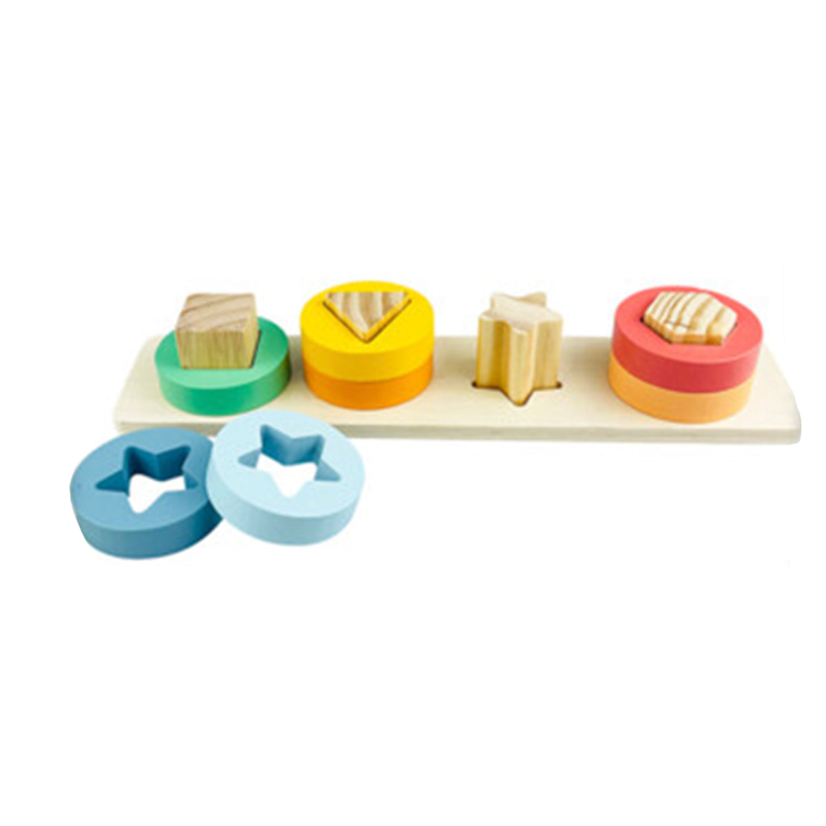 Rompecabezas de madera 8 pzs variadas juego educativo 30x7x4,5cm (4)