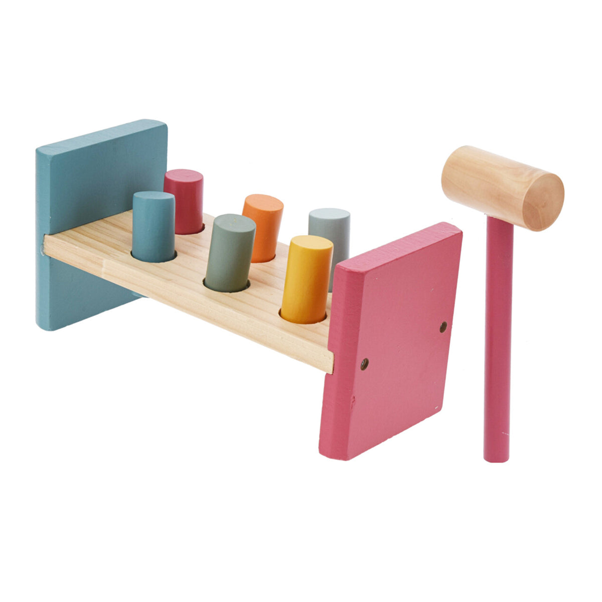 Kit carpintería banco martillo madera pino y abedul