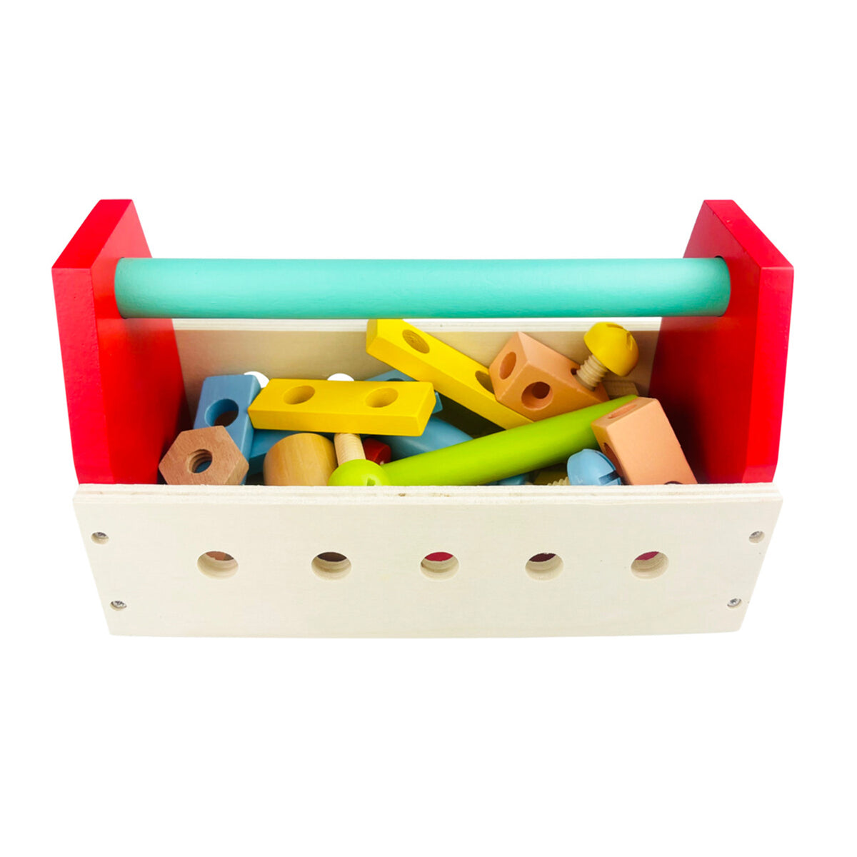 Kit herramientas madera para niños MDF 25x12x14cm (7)