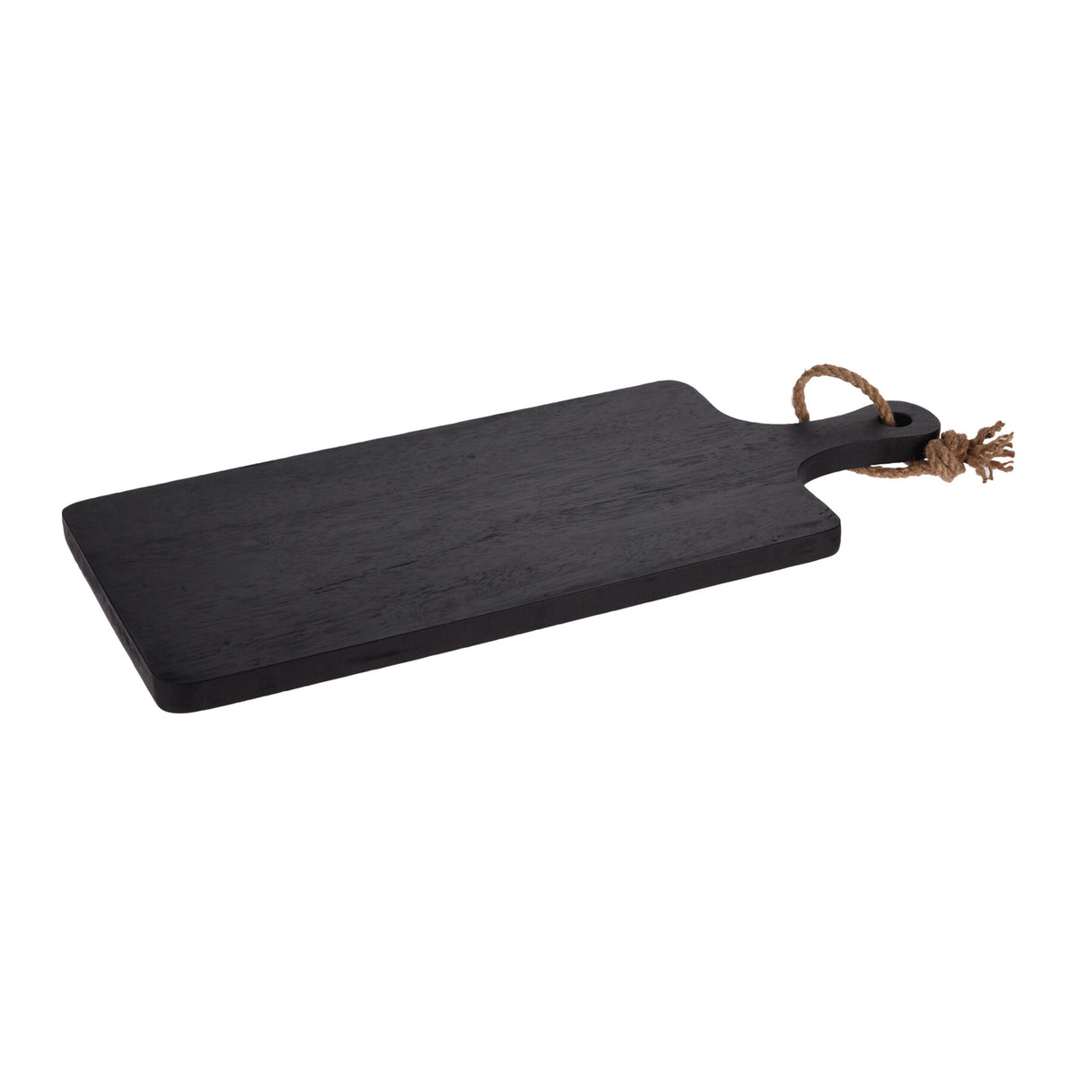 Tabla de cortar con mango de madera de caucho 50x15x2cm