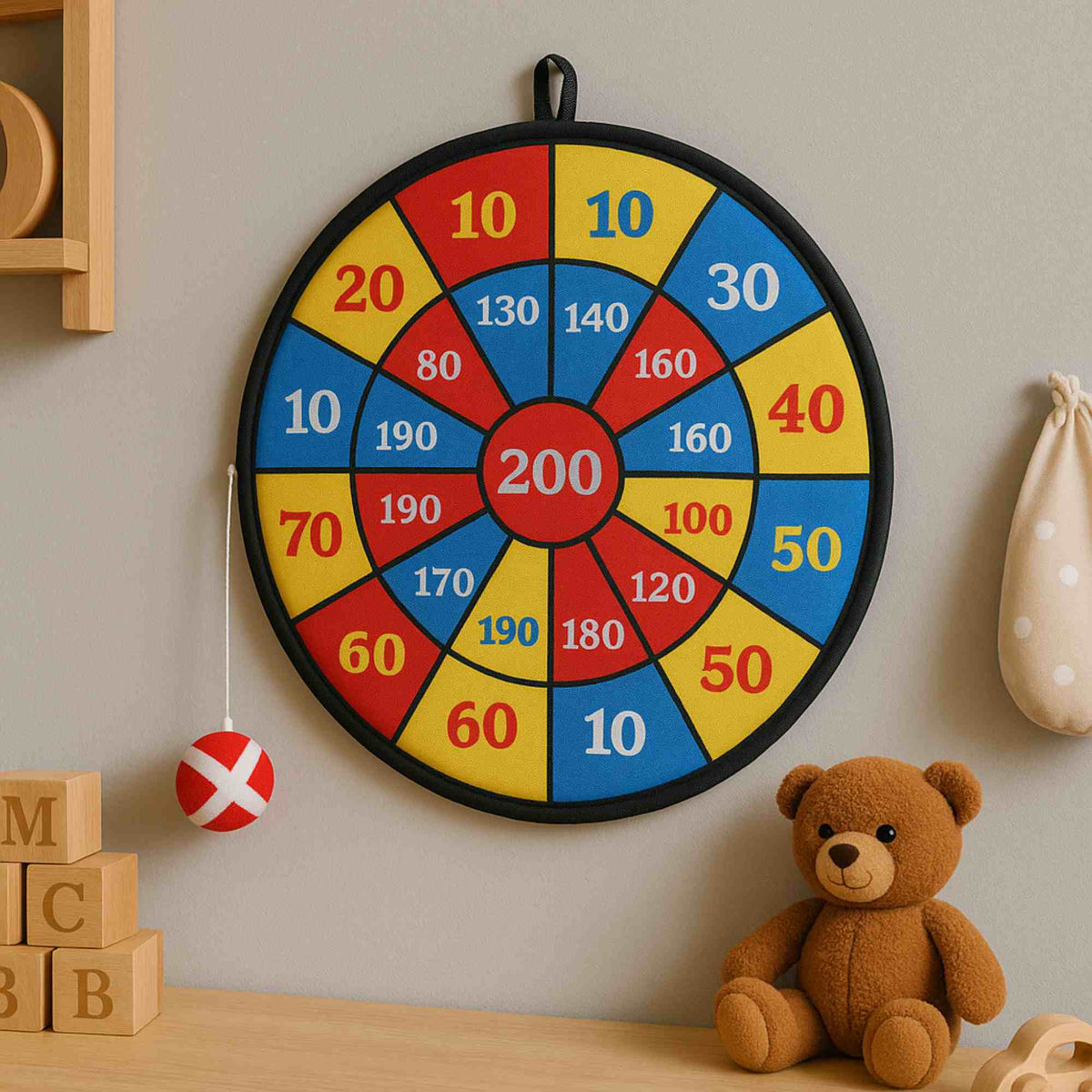 Juego de mesa con tablero 35cm y 4 bolas (4)