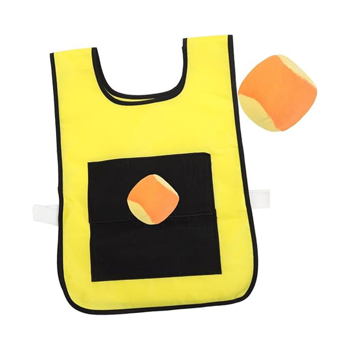 Set pelota captura aire libre con guante chaleco y bolas