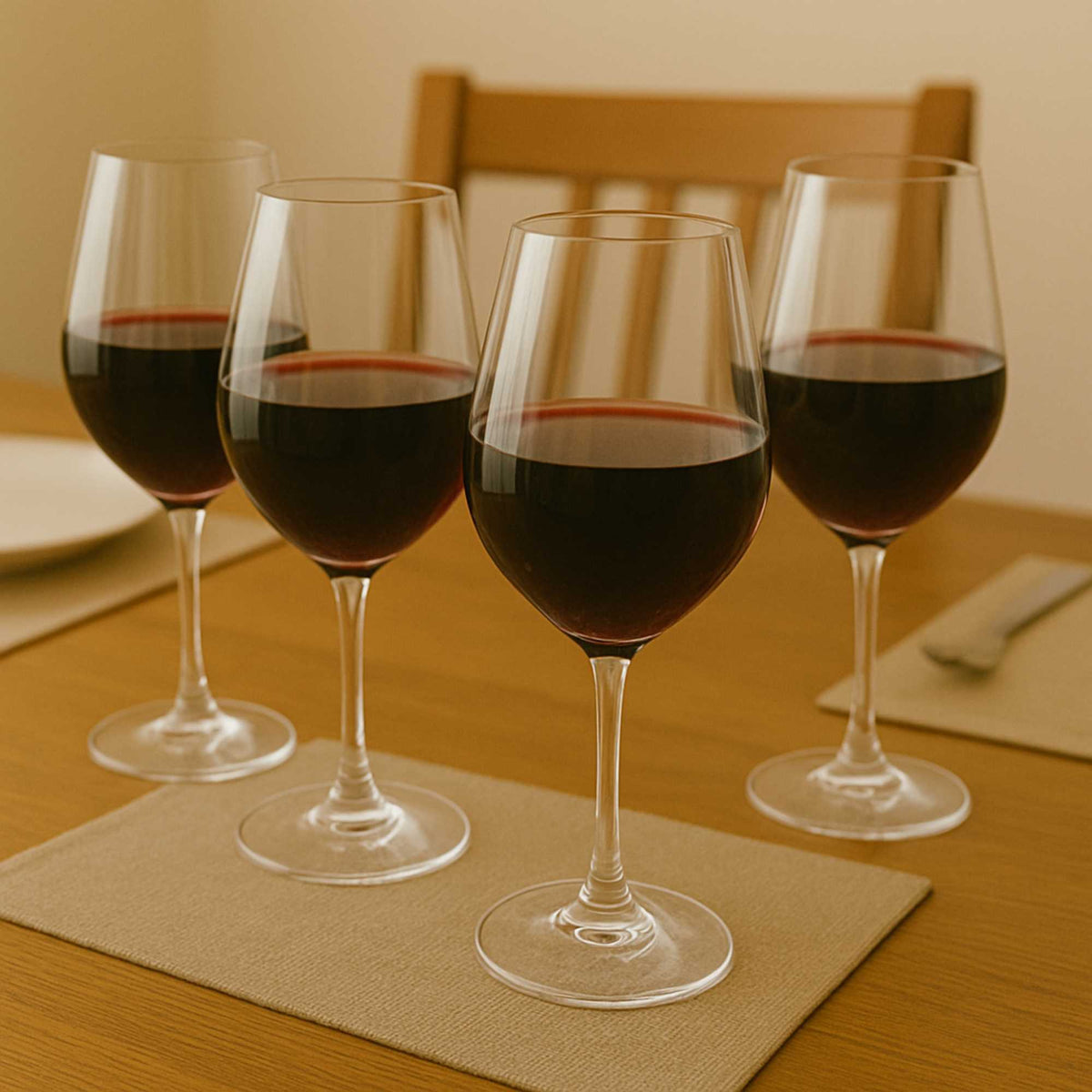 Juego de 4 copas de vino tinto cristalinas 690ml (4)