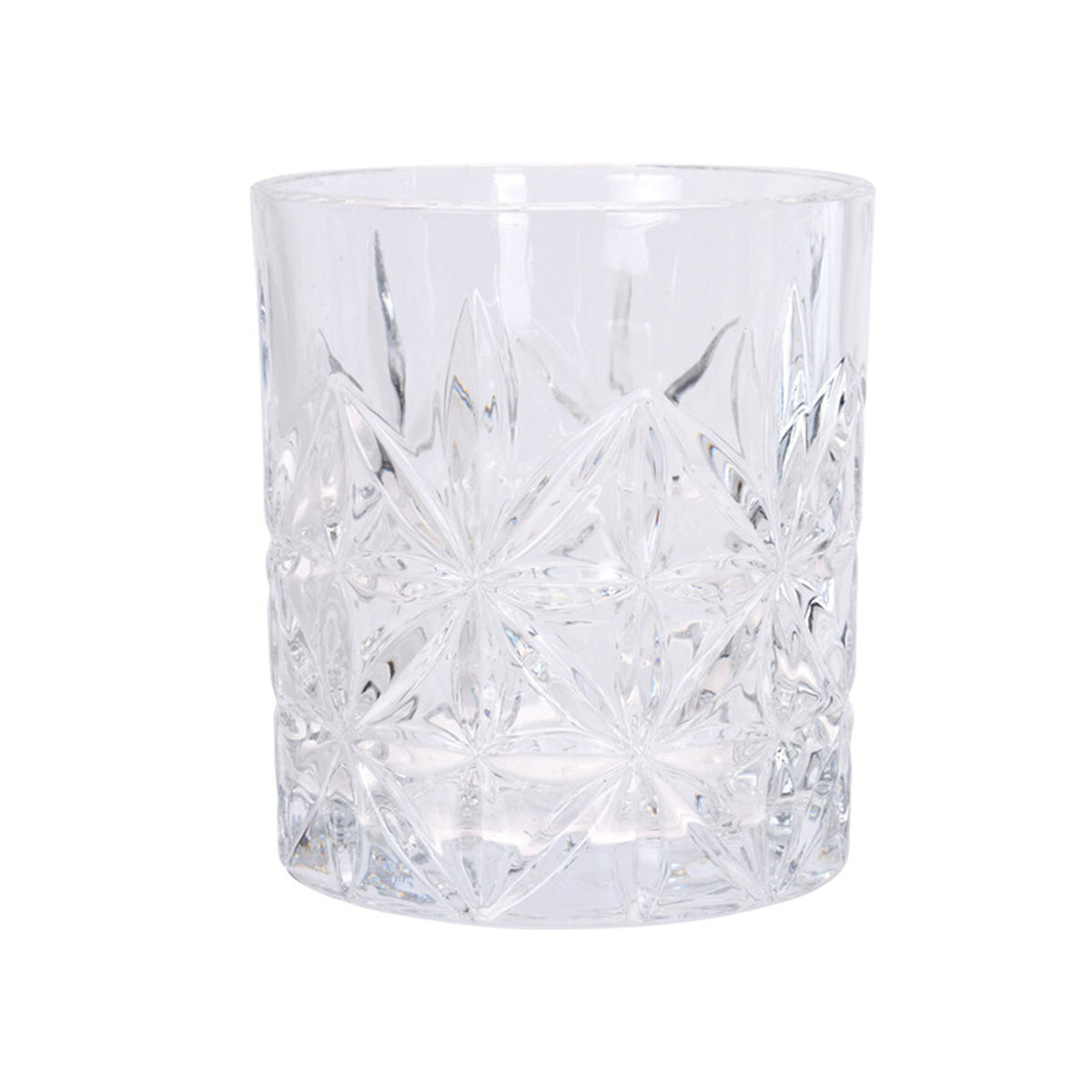 Set de 4 vasos de cristal 230ml Ø7,5x8cm