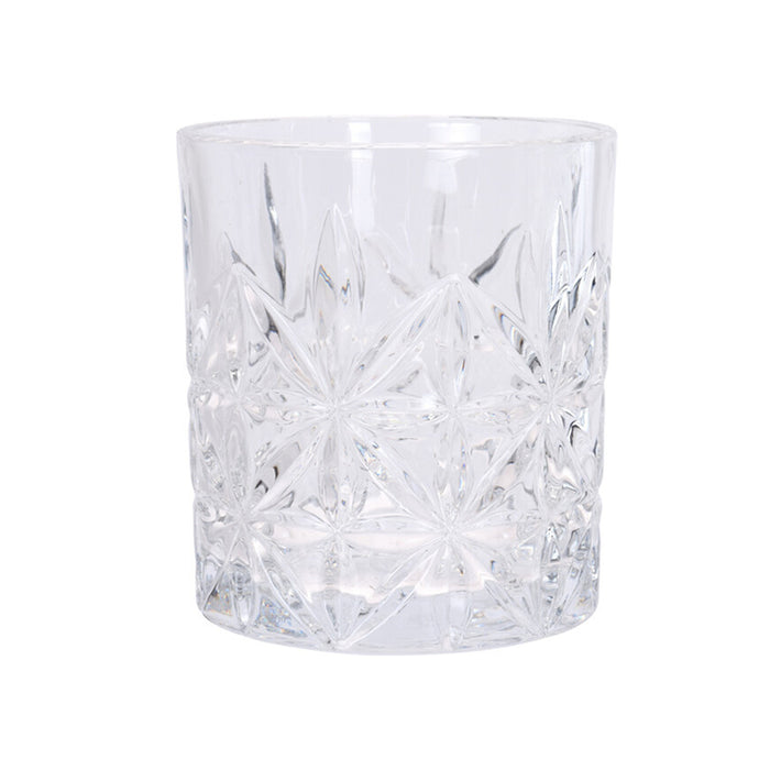 Set de 4 vasos de cristal 230ml Ø7,5x8cm