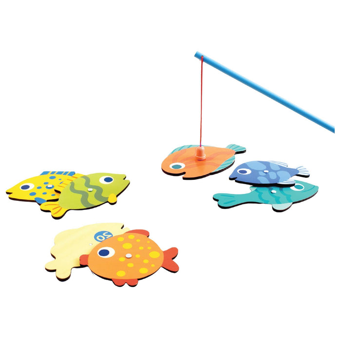 Juego de pesca de madera 9 pzs para disfrutar en familia