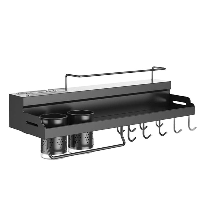 Rack de ordenación para colgar acero negro 50x19,5x10cm