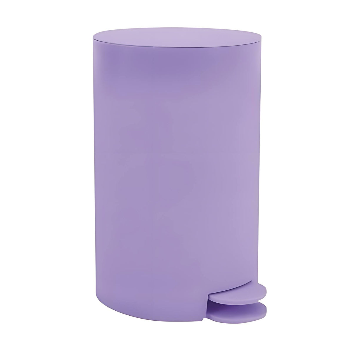 Cubo de basura con pedal 3L color lavanda mate