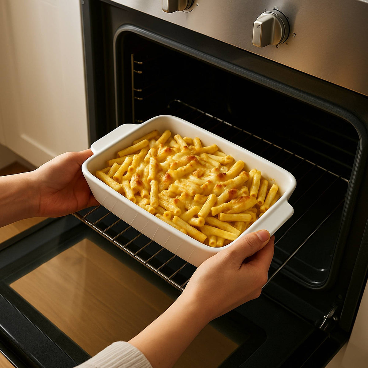 Plato de horno de gres juego 3 pzs diferentes tamaños 36x22,5x8cm (3)
