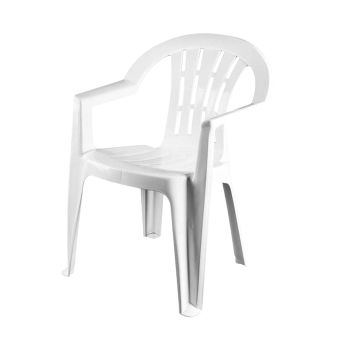 Silla jardín Casablanca con brazos apilable PVC ligera