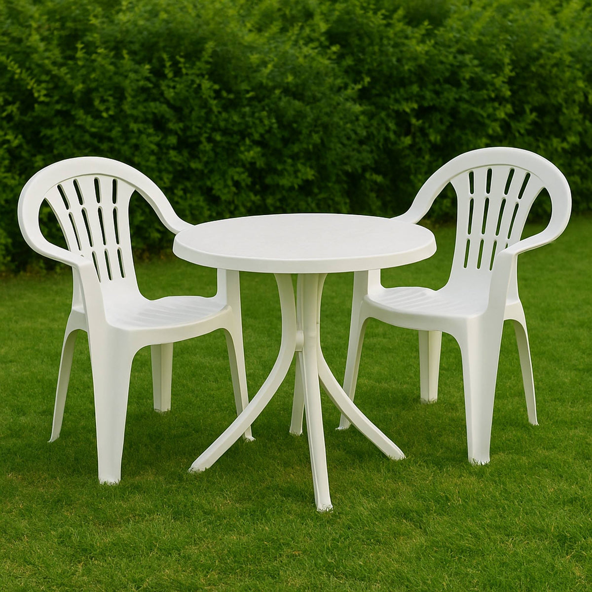 Pack 2 sillas jardín Casablanca apilables PVC ligeras (3)