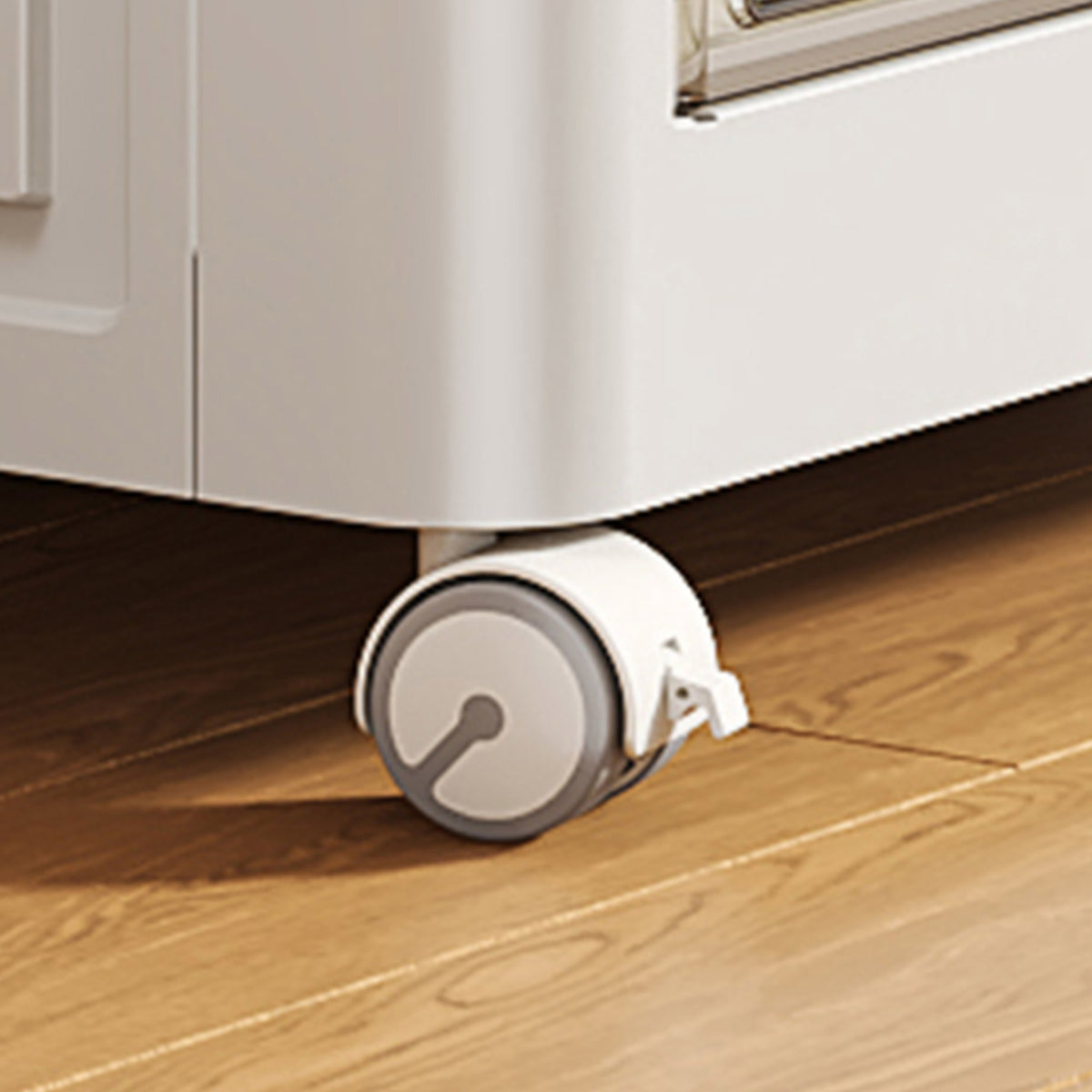 Armario plegable con ruedas 1 compartimento blanco 75x43,5x96,5cm (11)