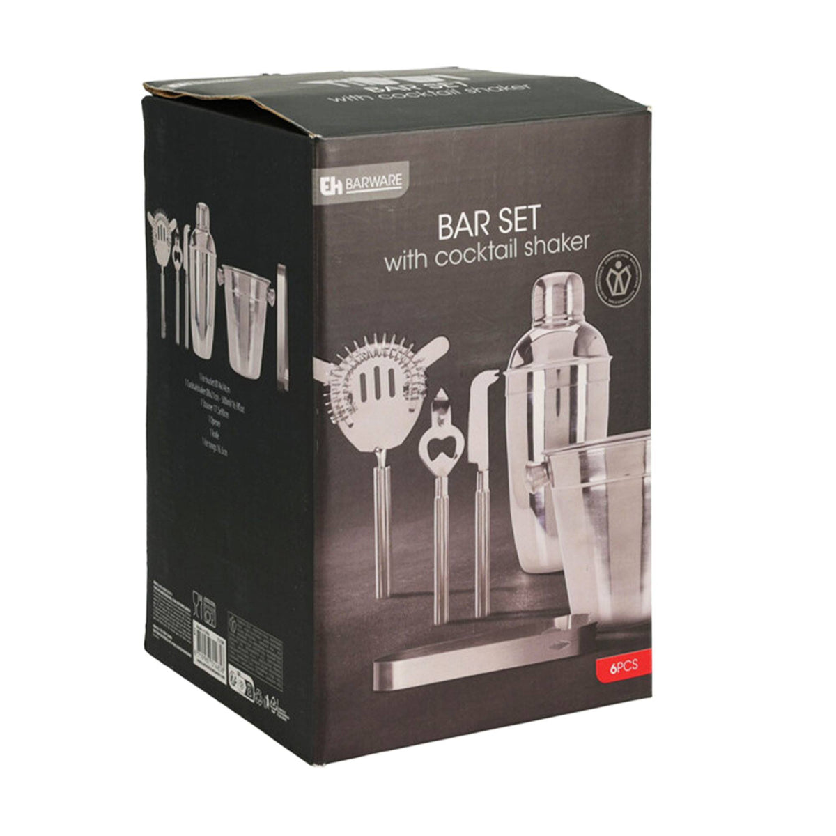 Juego bar 6 pzs coctelera colador abridor inox (3)