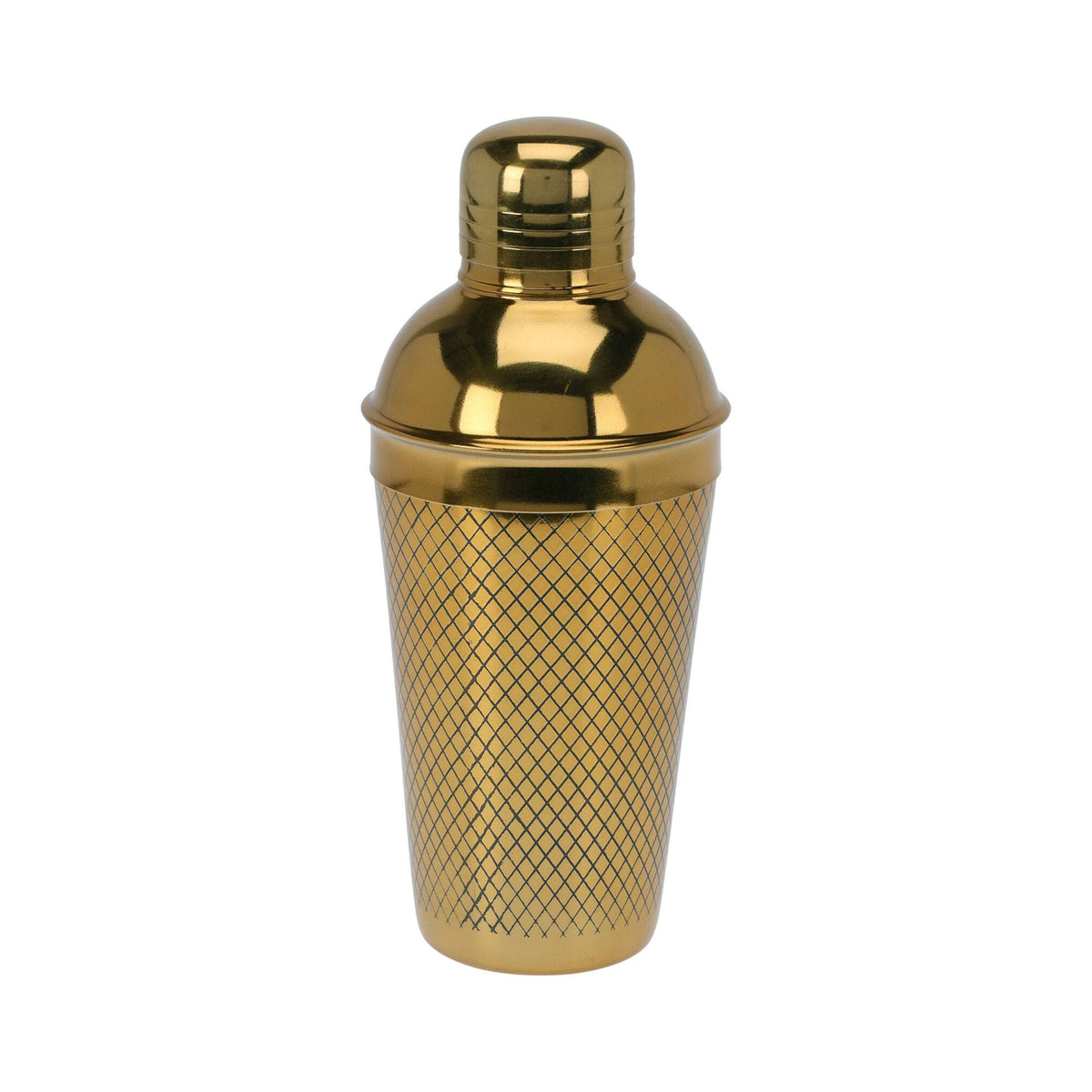 Coctelera de acero inoxidable 650ml acabado dorado
