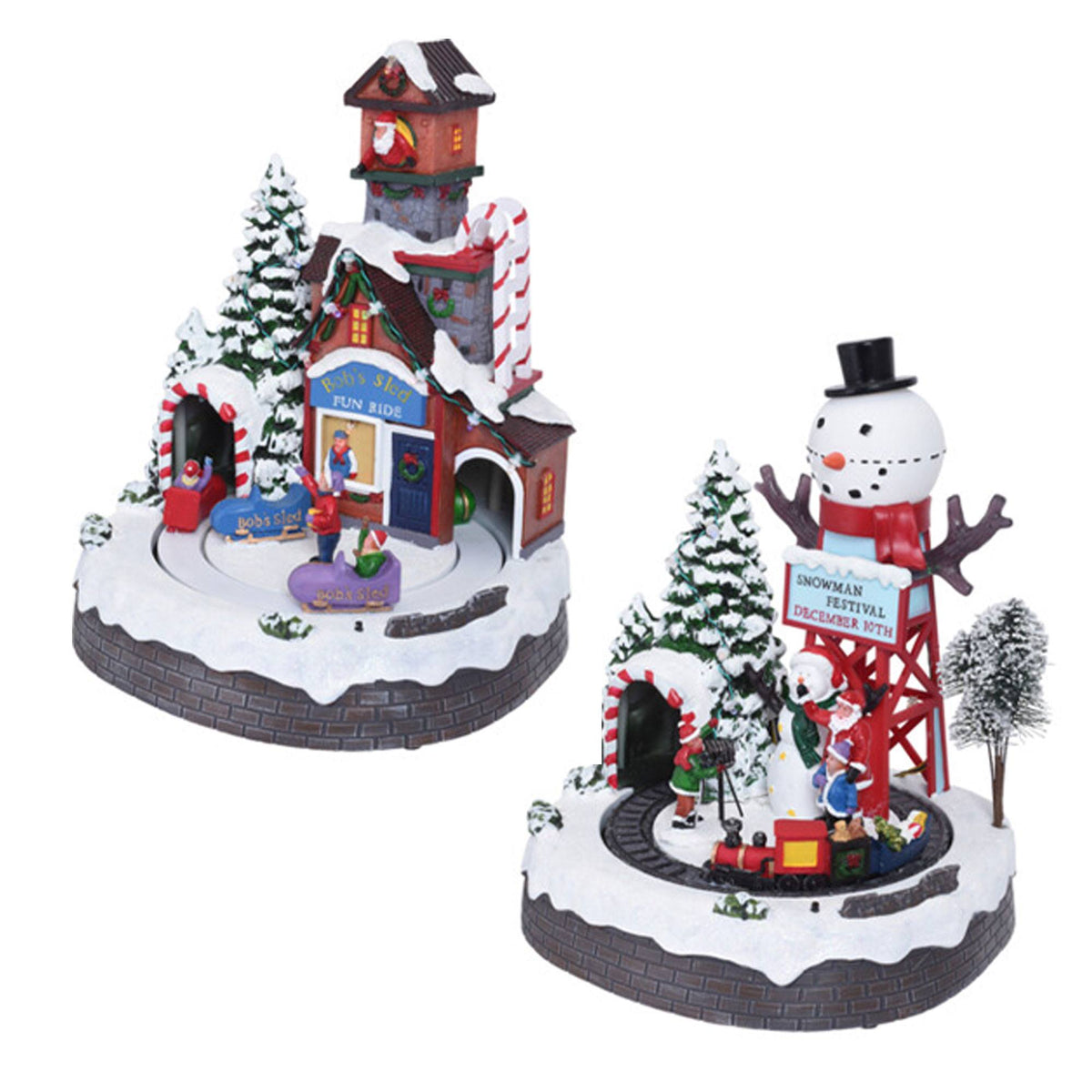 Escena de navidad decorativa con movimiento y 10 LED 2 diseños (3)