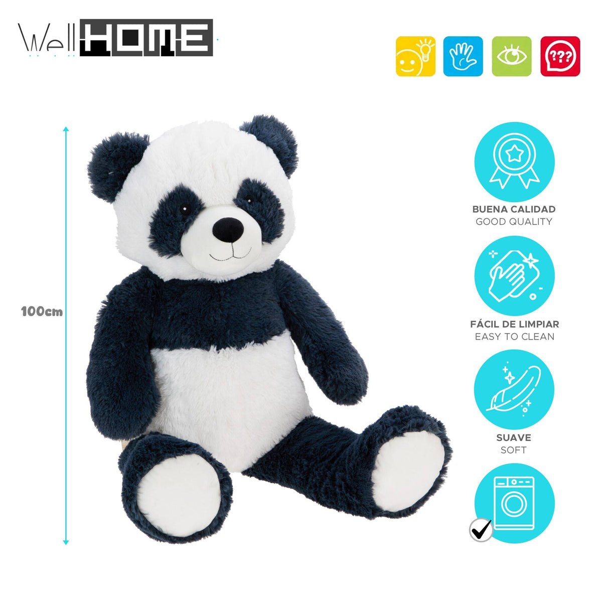 Peluche panda 100cm suave (2)