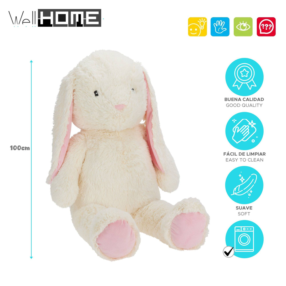 Peluche conejo 100cm suave (2)