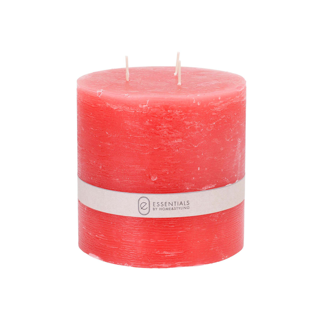 Vela pilar rojo Ø14x14cm 75h de combustión
