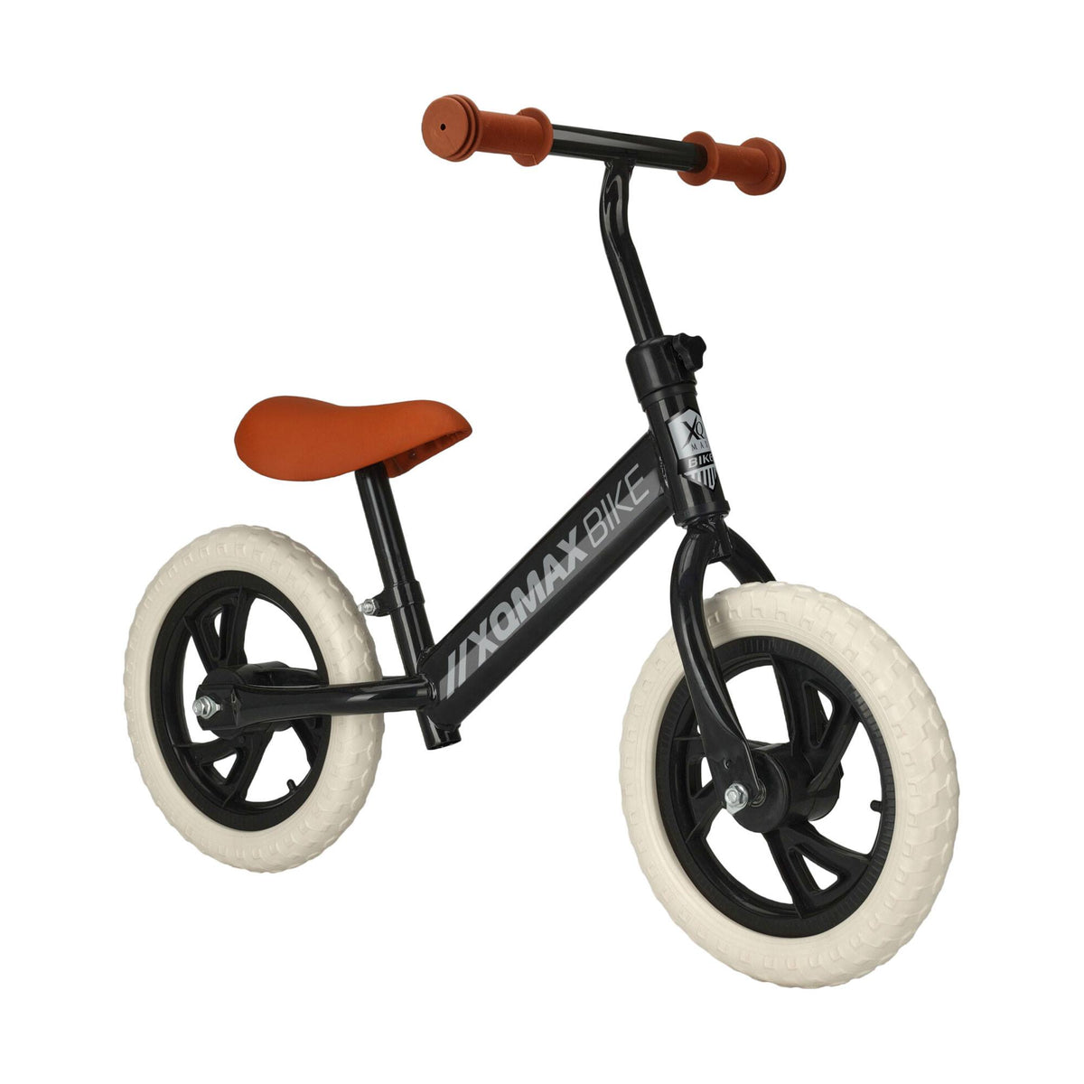 Bicicleta infantil 12'' Negro mate EVA sillín ajustable