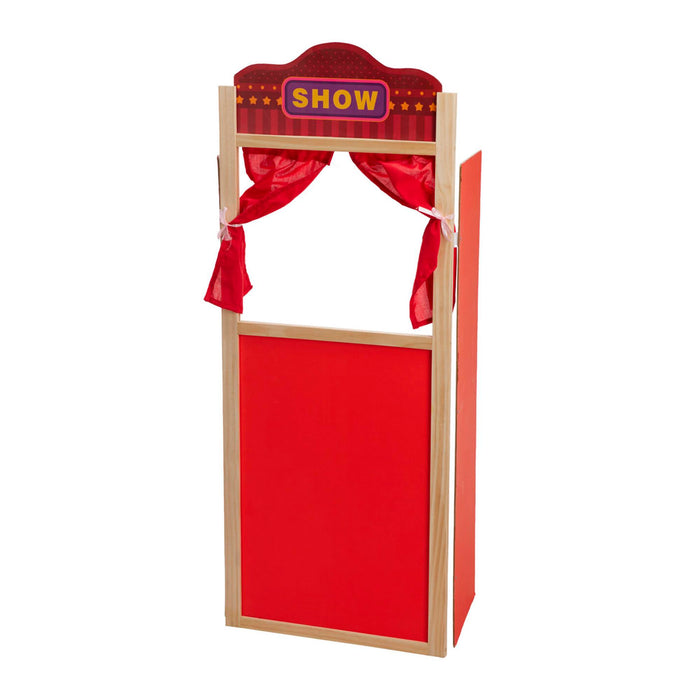 Juguete teatro de madera infantil 77,4x38,7x90cm
