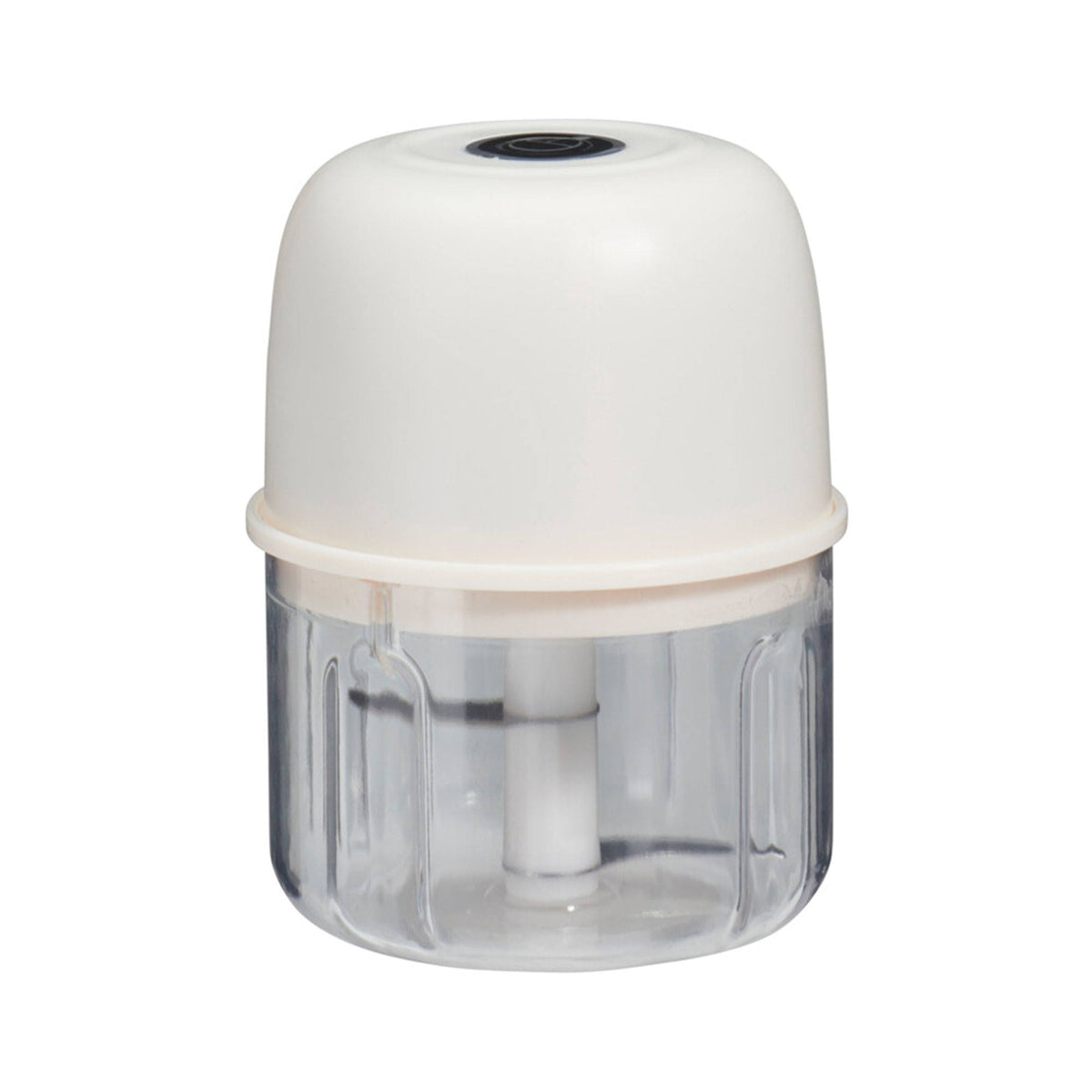 Cortador verduras eléctrico 2 cuchillas inox Crema Ø9cm