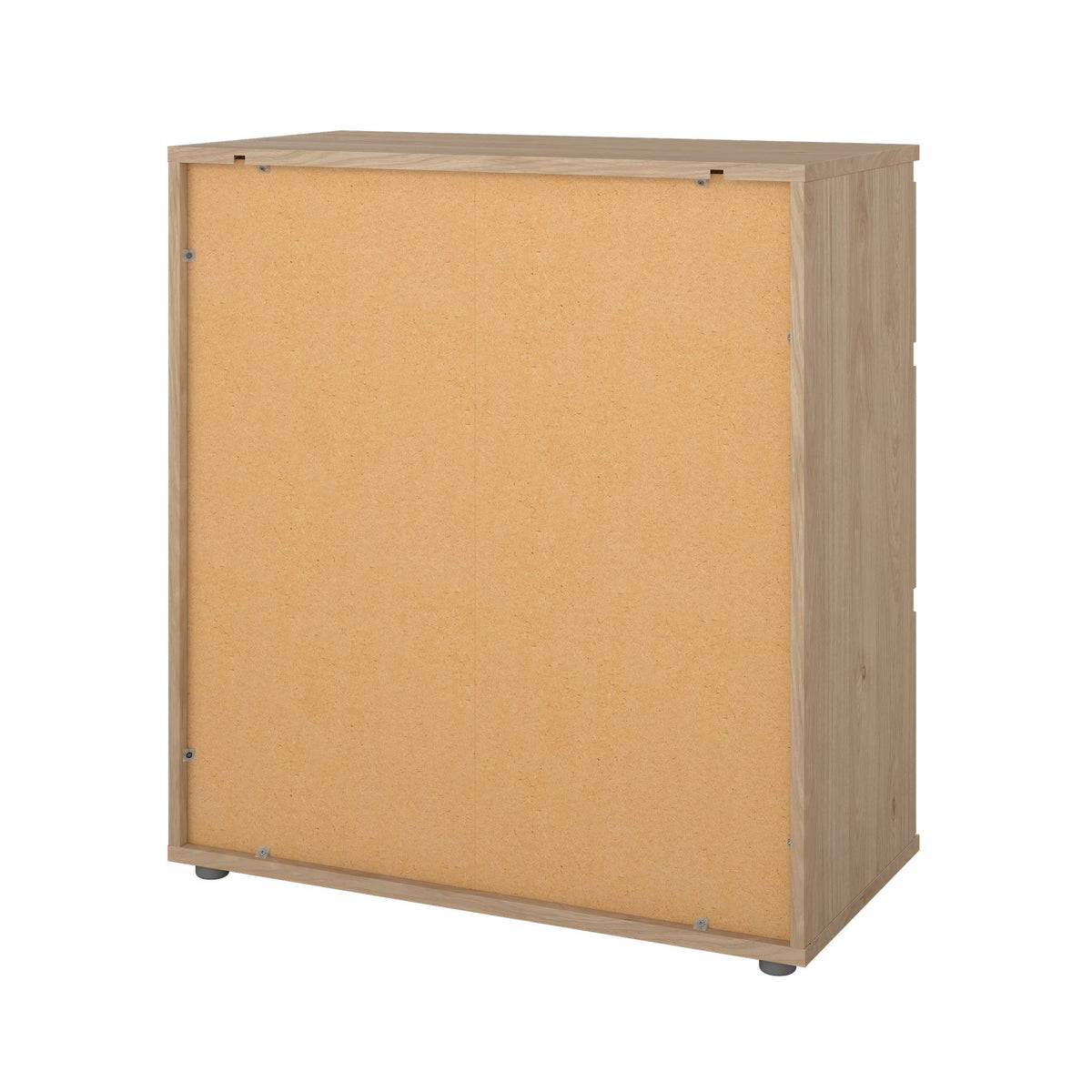 Cómoda dormitorio 3 cajones color roble 77x40x84cm (8)