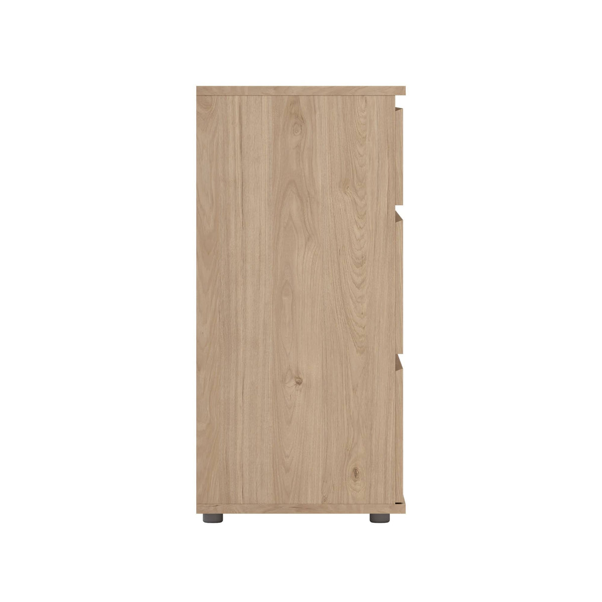 Cómoda dormitorio 3 cajones color roble 77x40x84cm (9)