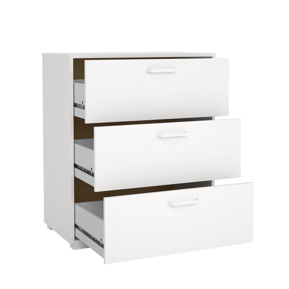 Cómoda 3 cajones Eria White color blanco 71x40x83cm (6)
