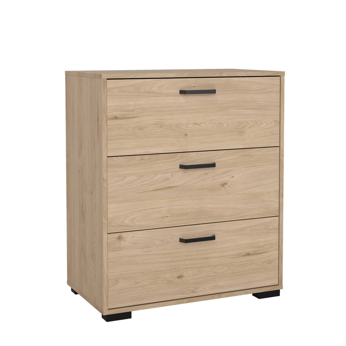 Cómoda 3 cajones Eria Oak color roble 71x40x83cm (7)