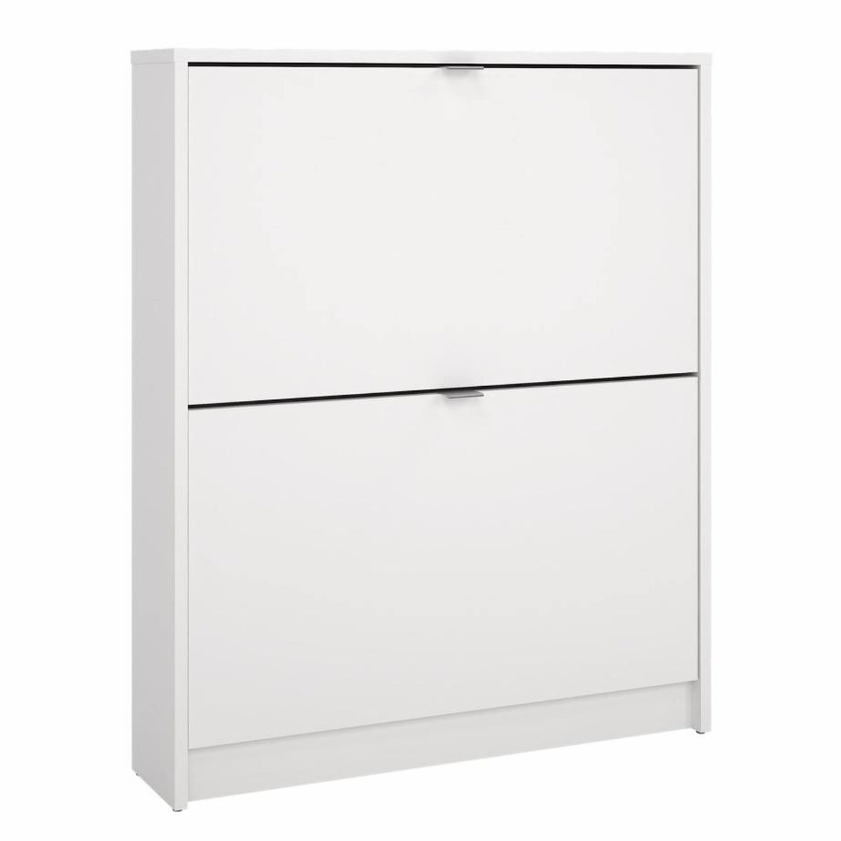 Zapatero abatible 2 compartimentos blanco 71x15x86 cm