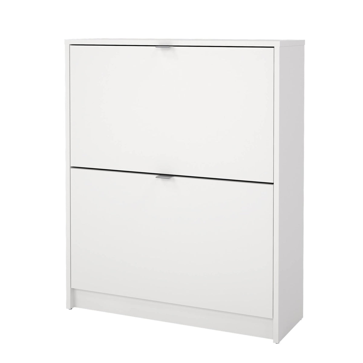 Zapatero abatible 2 compartimentos 2 niveles blanco 71x25x86 cm (8)