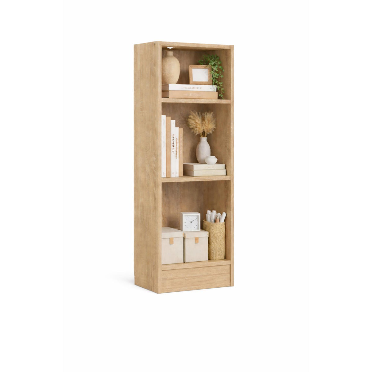 Librería Turia 2 estantes roble patinado 41x27x108 cm (8)