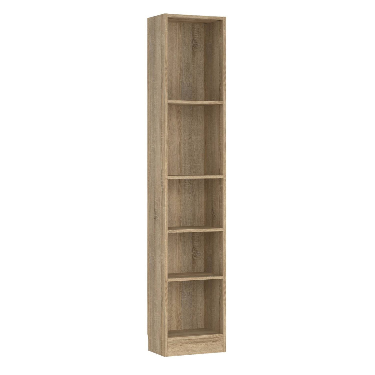 Librería Turia 4 estantes roble patinado 41x27x204 cm