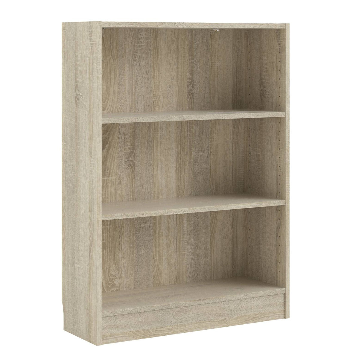 Librería Turia 2 estantes roble patinado 79x27x108 cm