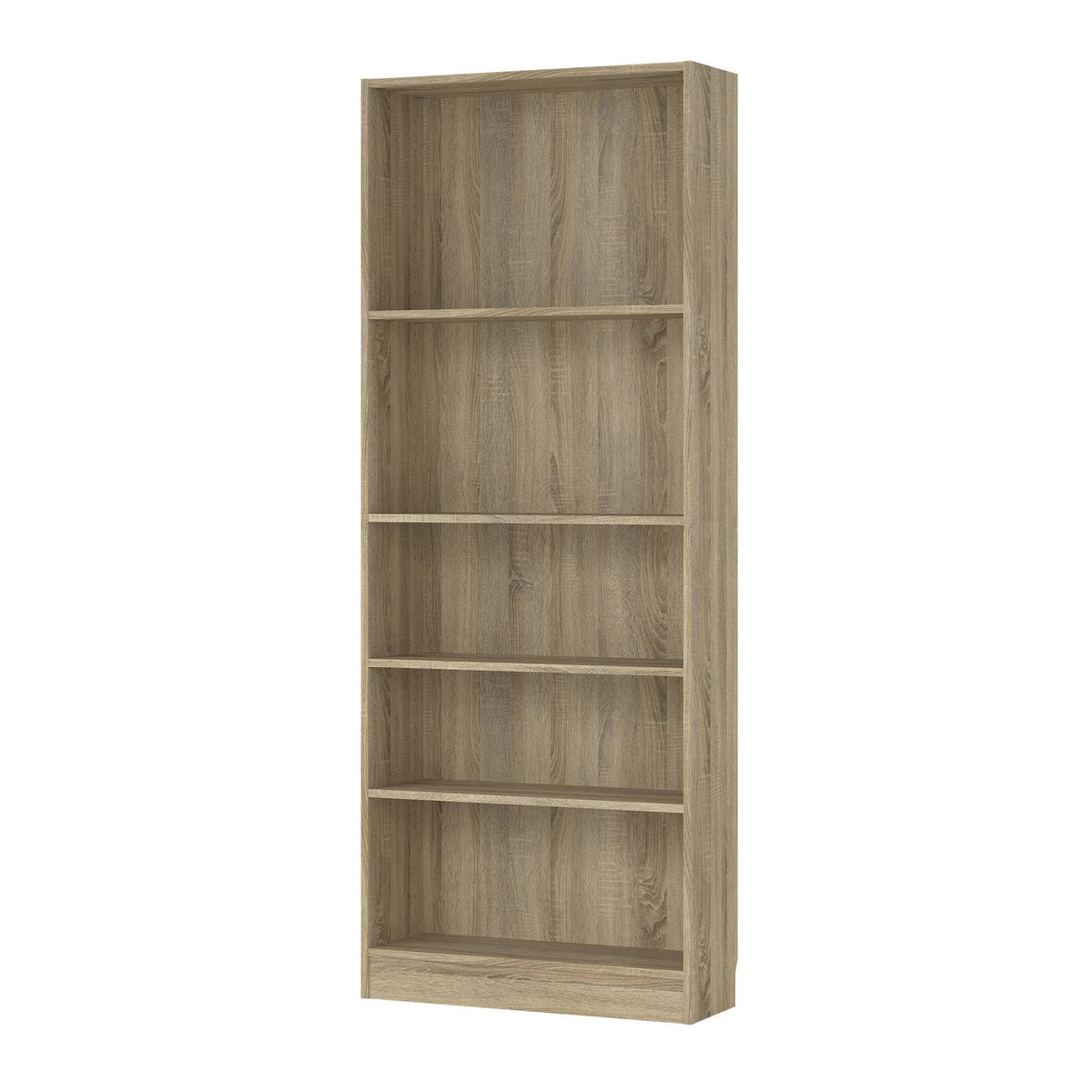 Librería Turia 4 estantes roble 79x27x204 cm (8)