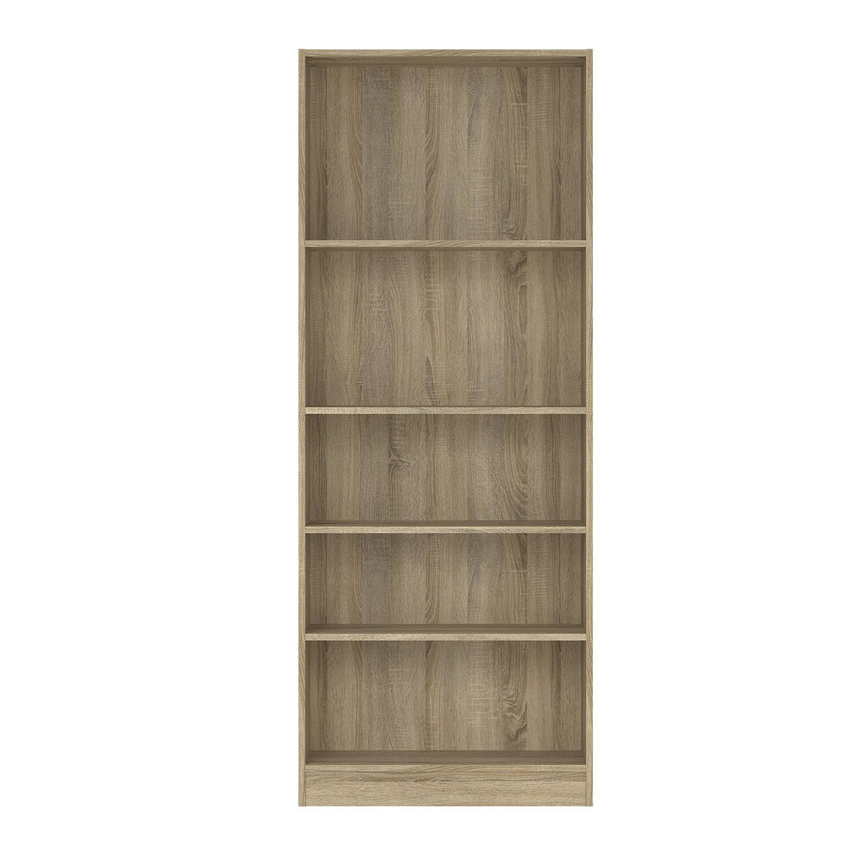 Librería Turia 4 estantes roble 79x27x204 cm (9)