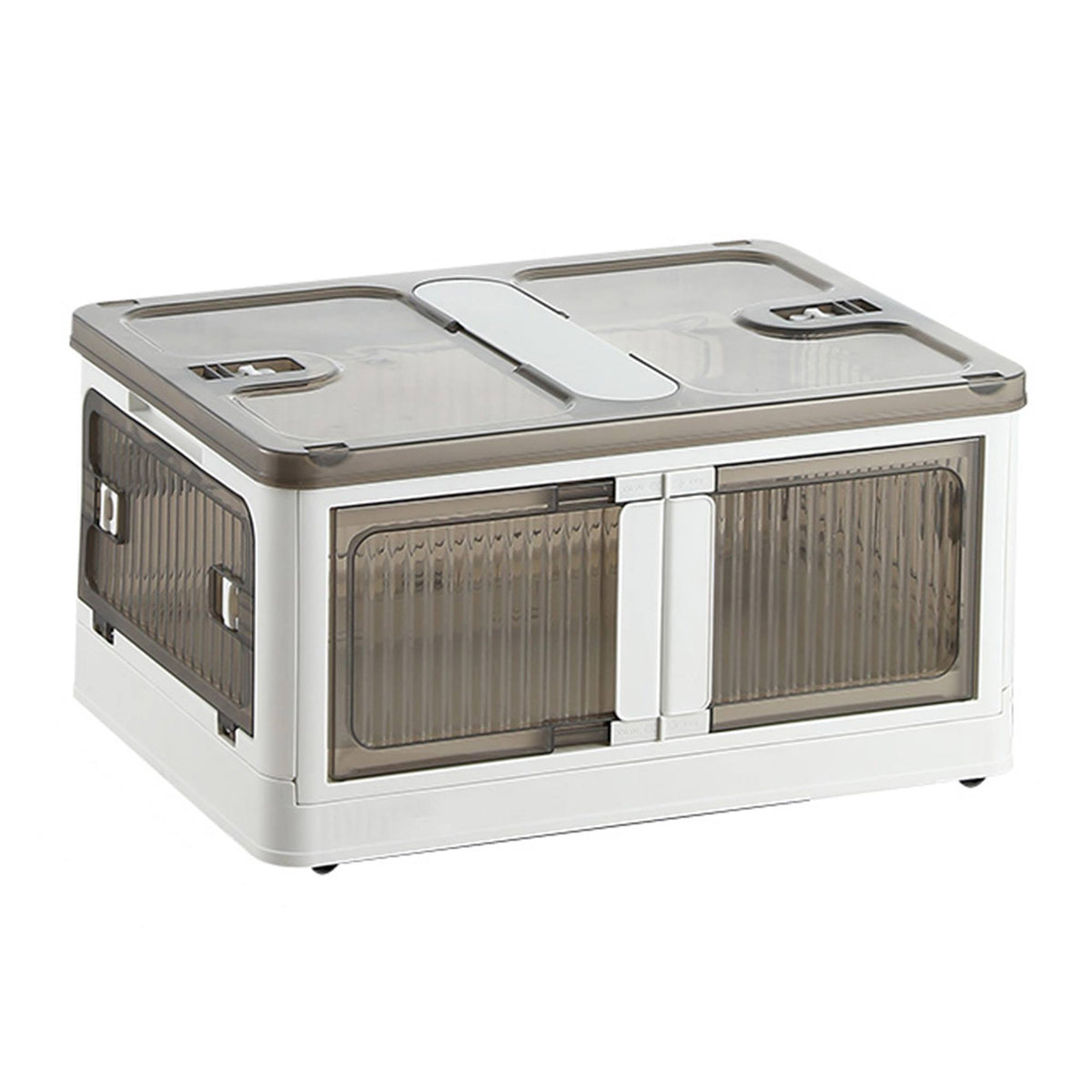 Caja almacenaje plegable Blanco 40L 47x35x24cm