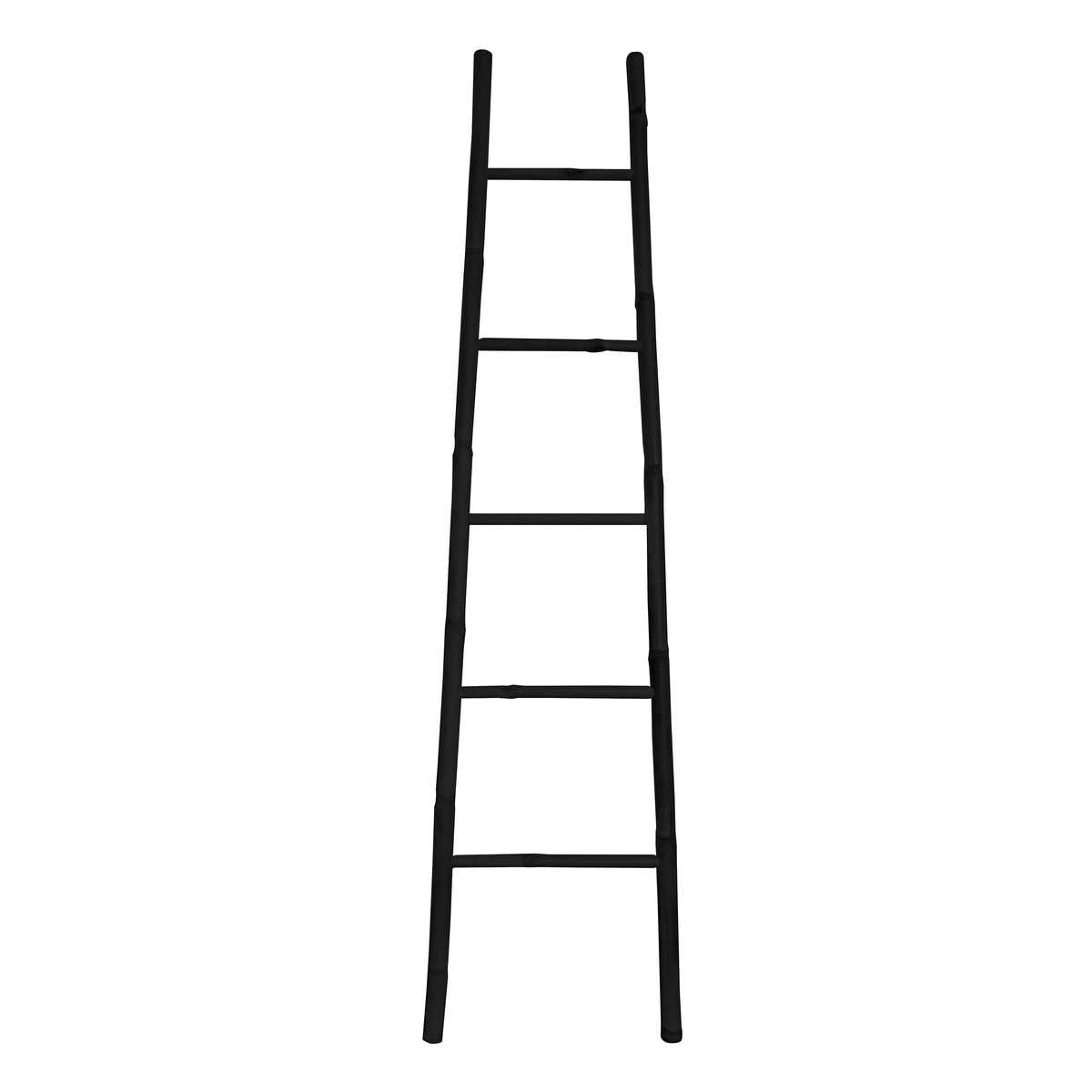 Toallero escalera bambú 5 niveles negro 40x150cm