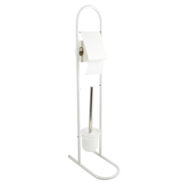 Juego de WC moderno metal y acero inoxidable 29x16x70cm